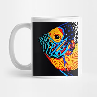 Angel Fish Swimming in the Deep Mug